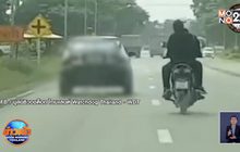 พบแล้วรถเก๋งลากหมาจะเอาไปเลี้ยงต่อที่วัด ไม่รู้หมากระโดดหนี