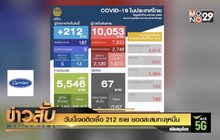 วันนี้เจอติดเชื้อ 212 ราย ยอดสะสมทะลุหมื่น