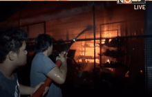 ไฟไหม้กลางเมืองนครนายก เสียหายกว่า 10 ล้านบาท