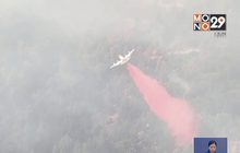 ไฟป่าแคลิฟอร์เนีย เห็นได้ในชั้นอวกาศ