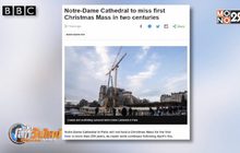 “นอเทรอดาม” ไม่จัดพิธีมิสซาคริสต์มาส ครั้งแรกในรอบ 200 ปี