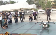 กทม.จัดโดรนพ่นละอองน้ำลดฝุ่นละออง PM 2.5