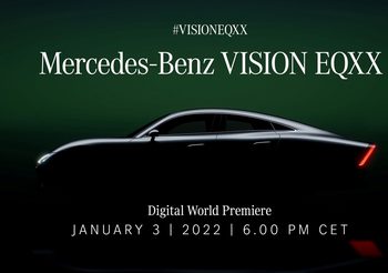 Mercedes-Benz นับถอยหลังเปิดตัว VISION EQXX ต้อนรับปีใหม่ 3 มกราคมนี้
