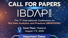 “IBDAP2026” ขยายเวลารับผลงานวิจัยถึง 1 มิถุนายนนี้ ชวนนักวิจัยไทย-นานาชาติ ร่วมเวที