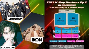iKON นำทีมศิลปินสุดฮอต ATEEZ และ YOUNJAE ส่งคลิปทักทาย ชวนมาสนุกกันในงาน 2022 k-pop Masterz Ep.2 in Bangkok