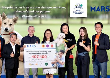 มาร์ส ประเทศไทย ส่งมอบอาหารสัตว์เลี้ยง 58,200 มื้อ พร้อมสานต่อโครงการ SWAP ปีที่ 5 เพื่อสนับสนุนคุณภาพชีวิตสัตว์เลี้ยงและสิ่งแวดล้อม