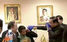 “ศรีสะเกษ” กลับถึงบ้านเกิดหลังเข้าพบ “นายกตู่”