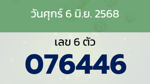 หวยลาว งวดวันศุกร์ 6 มิถุนายน 2568