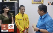 “แหลม-จ๊ะจ๋า” ตระเวนแจกการ์ดงานแต่งที่ชุมพร