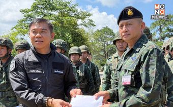 “เลขาธิการ ป.ป.ส.” ตรวจเยี่ยมให้กำลังใจจนท.ชายแดนชียงใหม่ หลังปะทะกลุ่มขบวนการลำเลียงยาเสพติดต่อเนื่อง