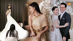 พาดู 6 ชุดแต่งงาน มิว นิษฐา สวยงาม เรียบง่าย แต่ลงตัว