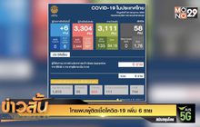 ไทยพบผู้ติดเชื้อโควิด-19 เพิ่ม 6 ราย