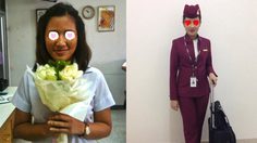 เรื่องราวของ ผู้หญิงหน้าตาธรรมดาคนหนึ่ง ที่ ฝันอยากเป็นแอร์โฮสเตส