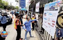 แท็กซี่ปีนรั้ว ขอเงิน 5 พันเดี๋ยวนี้ ทนรอไม่ไหวแล้ว