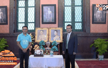 นักปั่นจักรยานกัมพูชาถึง กทม.เข้าถวายพระพร