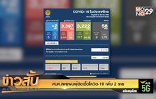 ศบค.เผยพบผู้ติดเชื้อโควิด-19 เพิ่ม 2 ราย