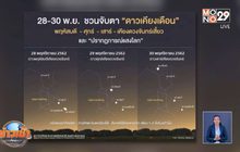 ชวนดูปรากฎการณ์ “ดาวเคียงเดือน”