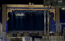 จัดเตรียมพื้นที่กิจกรรมปั่นเพื่อพ่อ