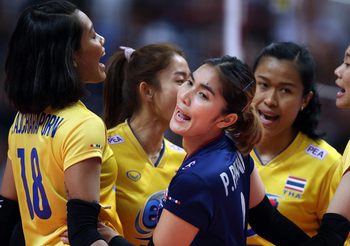 ทีมตบสาวไทย เสียเซตแรกก่อนรัวแซงชนะ รัสเซีย 3-1 ศึกลูกยาง เนชั่นส์ ลีก