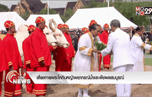 เสี่ยงทายพระโคกินหญ้าพยากรณ์น้ำและพืชผลสมบูรณ์
