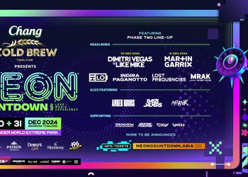 “NEON Countdown 2024” พร้อมระเบิดความมันส์! นำทีมโดย Martin Garrix และดีเจระดับ World Class อีกมากมาย จัดเต็มเคาท์ดาวน์ส่งท้ายปีเก่าที่ Wonder World Extreme Park