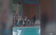 เด็กชายจมสระน้ำโรงเรียนดัง จ.ศรีสะเกษ