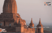 เมียนมาห้ามนักท่องเที่ยวขึ้นยอดเจดีย์ในพุกาม