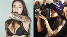 เมื่อช่างภาพหน้าหวาน กลายเป็นนางแบบ เพราะรอยสักสุดเท่