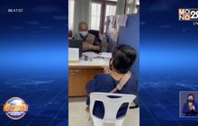 ตำรวจเสกน้ำมนต์ ช่วยหญิงอ้างถูกนกแสกรบกวน