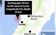 แผ่นดินไหวขนาด 5.8 เขย่านิวซีแลนด์