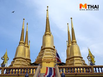 กราบสมเด็จพระนเรศวรมหาราช วัดโพธิ์ศรีเจริญ วัดดังสุพรรณบุรี