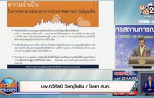 ศบค.แจงต่อ พ.ร.ก.ฉุกเฉินฯ เหตุทั่วโลกยังระบาดหนัก