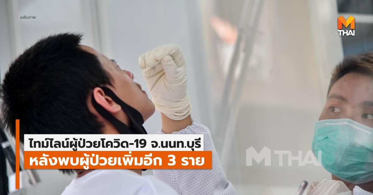 ไทม์ไลน์ โควิด-19 จ.นนทบุรี หลังพบผู้ป่วยเพิ่ม 3 ราย