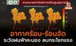 ไทยตอนบนอากาศร้อน-ร้อนจัด / ระวังฝนฟ้าคะนอง-ลมกระโชกแรง
