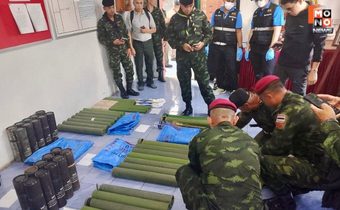 ฉก.ราชมนู ร่วม ตำรวจ-ปกครอง จับกุมเครื่องกระสุน จำนวนมาก