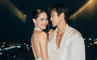 ละมุนทุกดีเทล! ณเดชน์ คูกิมิยะ เลือกลุคซิลก์พลิ้วจาก VVON SUGUNNASIL ฉลอง After Party งานวิวาห์สุดอบอุ่น