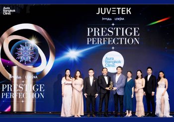 Aura Bangkok Clinic คว้ารางวัลอันดับ 1 ในประเทศ “Prestige Perfection” กับยอดสั่งซื้อผลิตภัณฑ์ Juvelook สูงที่สุด ตอกย้ำคลินิกชั้นนำที่ได้รับความไว้วางใจจากลูกค้าทั่วประเทศ