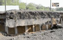 ถนนเลียบคลองทรุดตัวหลายจังหวัด