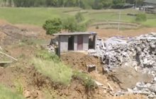 นาทีเกิดเหตุดินถล่มในหมู่บ้านแห่งหนึ่งของจีน
