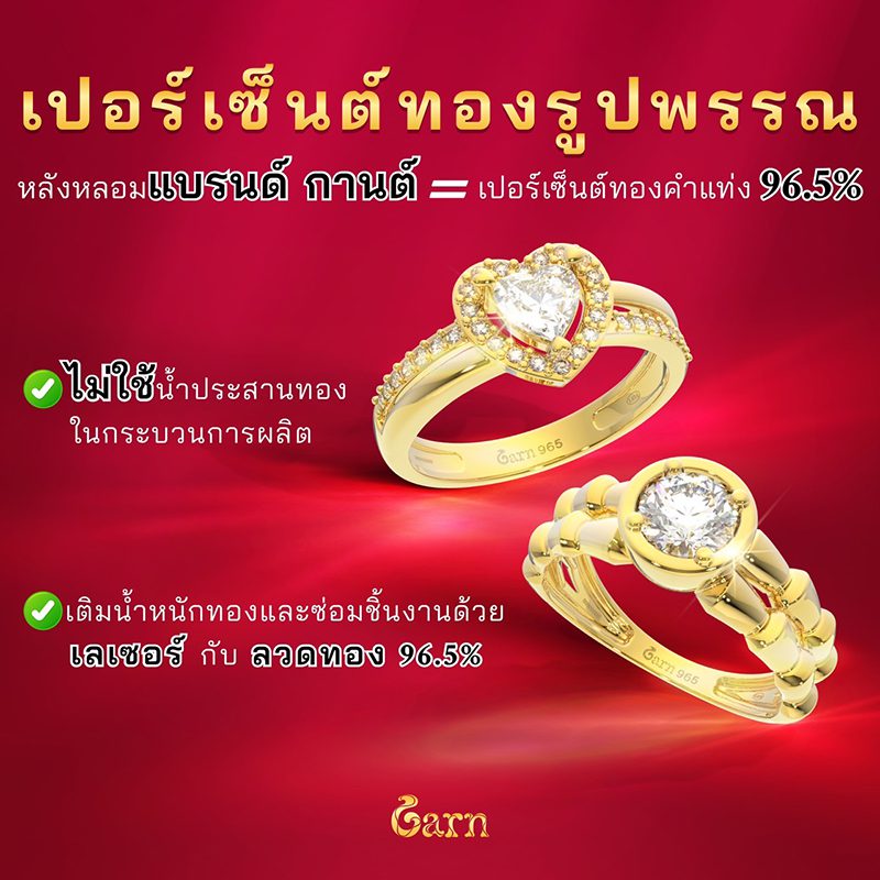 เครื่องประดับทอง 96.5%