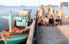 รวบเรือสัญชาติเวียดนามลักลอบจับงูทะเล