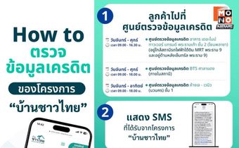 “บ้านชาวไทย” อำนวยความสะดวก ผู้จองสิทธิ D:CODE SRI NAKARIN ตรวจข้อมูลเครดิต ไม่มีค่าใช้จ่าย! 