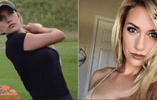 โปรสาวสุดเซ็กซี่รับคำติตีกอล์ฟไม่เก่ง