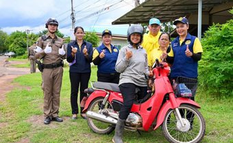 สานพลังชุมชนแก้ปัญหาอุบัติเหตุ ตั้ง “ด่านชุมชนปากหวาน” กระตุ้นเตือนในพื้นที่-ปรับเปลี่ยนพฤติกรรม