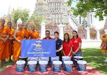เบเยอร์ สนับสนุนสีเพื่อปฏิสังขรณ์ศาสนสถานงานศิลป์วัดอรุณราชวรารามฯ