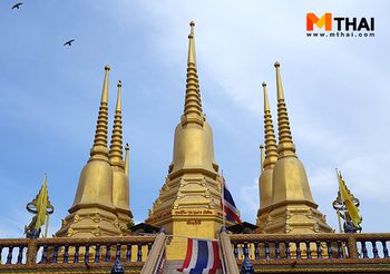 กราบสมเด็จพระนเรศวรมหาราช วัดโพธิ์ศรีเจริญ วัดดังสุพรรณบุรี