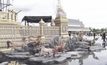 สระอโนดาต รอบฐานพระเมรุมาศ