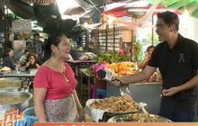 ข้าวราดแกง  ร้านเจ๊แอ๋ว ตลาดคลองเตย