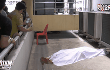 ชายตกอาคารเทศบาลฯรังสิตเสียชีวิต