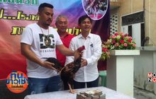 ฮือฮา! หนุ่มโรงหมี่ หอบเงินล้านซื้อไก่ชนเมืองจันท์  
